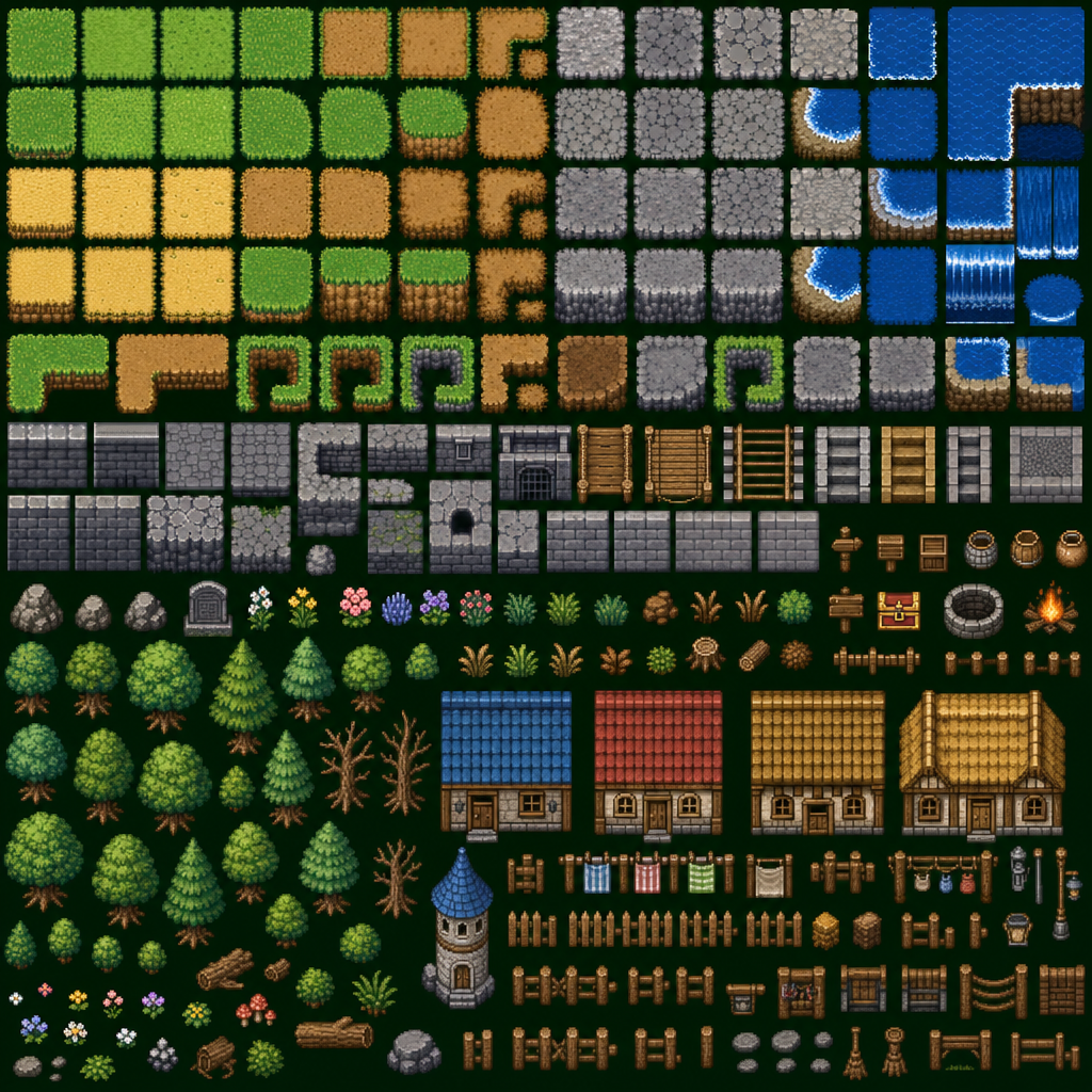 ALttP Terrain Tilesheet