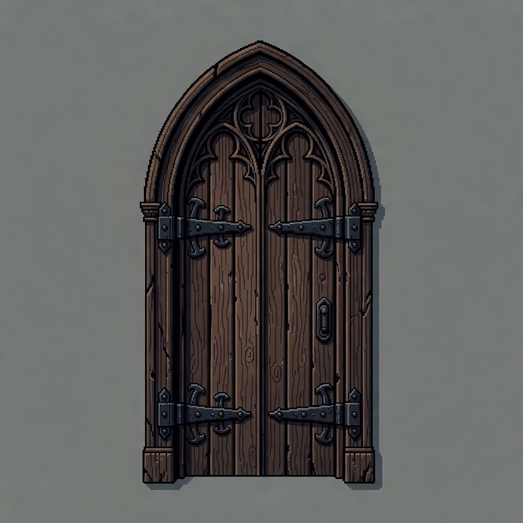 Door - Pixel Art Top-Down