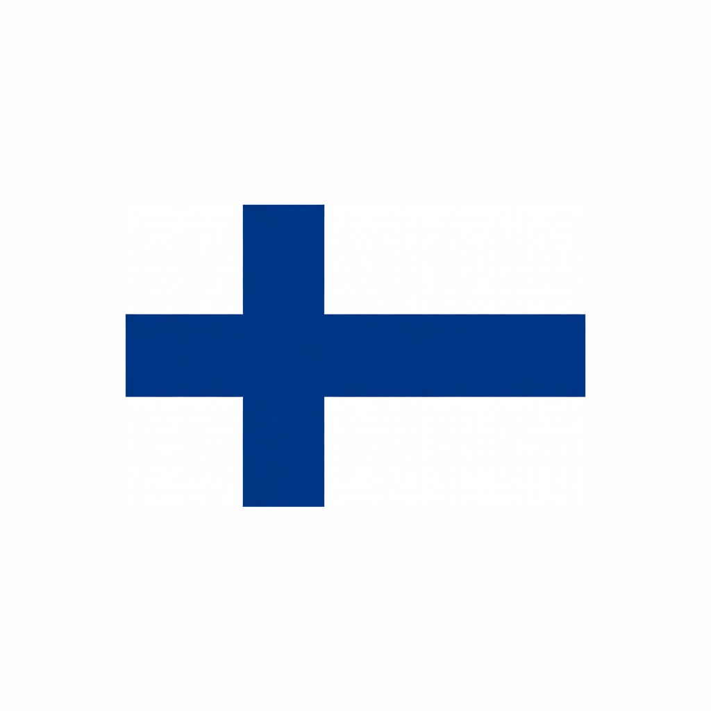 Finland Flag Solid
