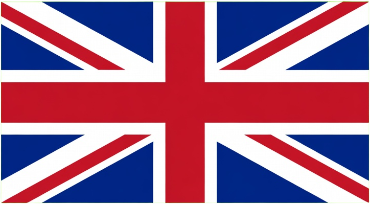 UK Flag Green BG
