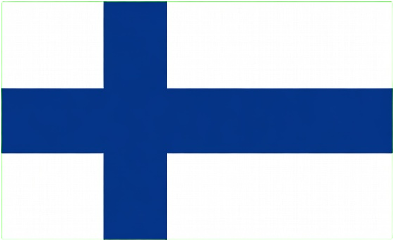 Finland Flag Green BG