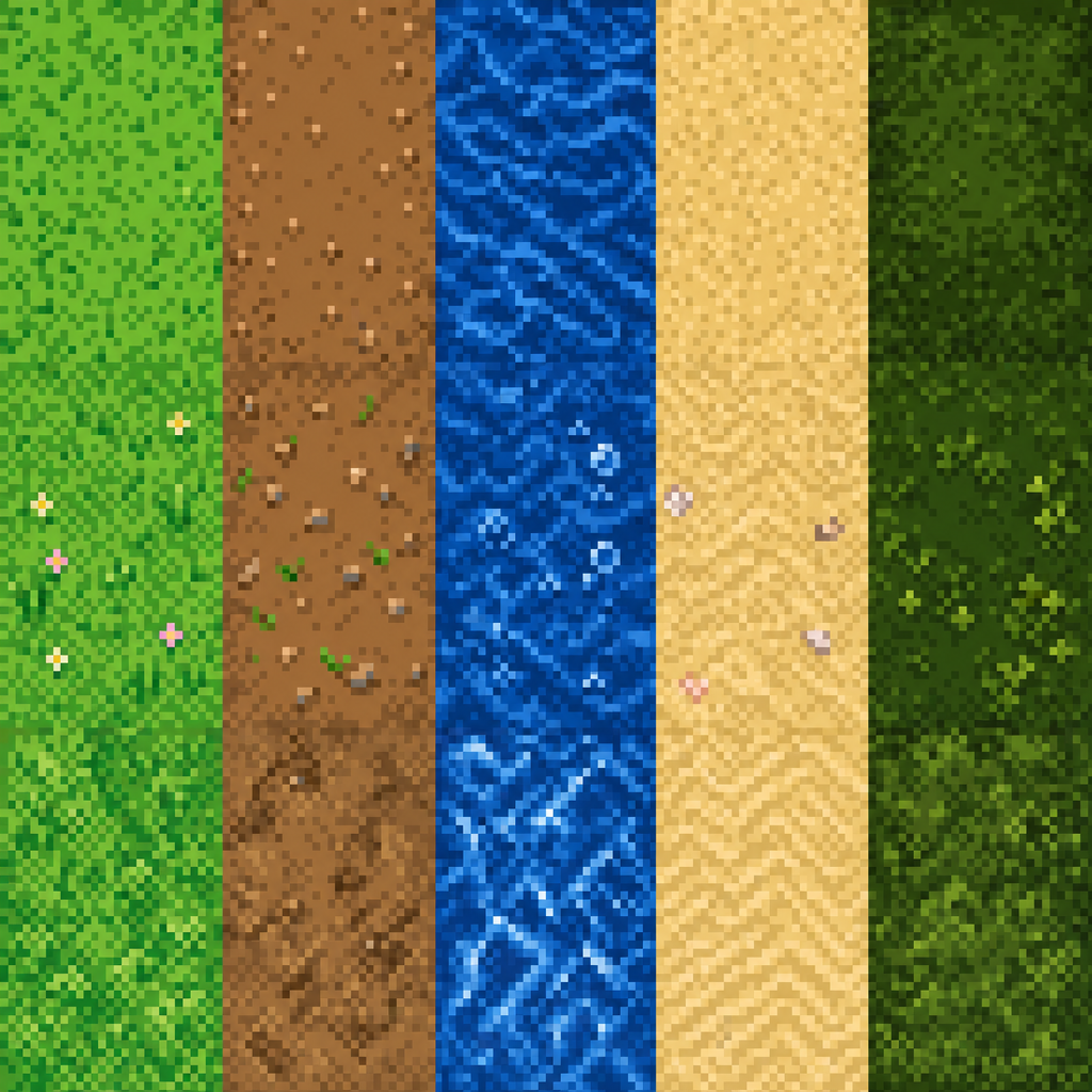 RPG Terrain Tileset 16-bit