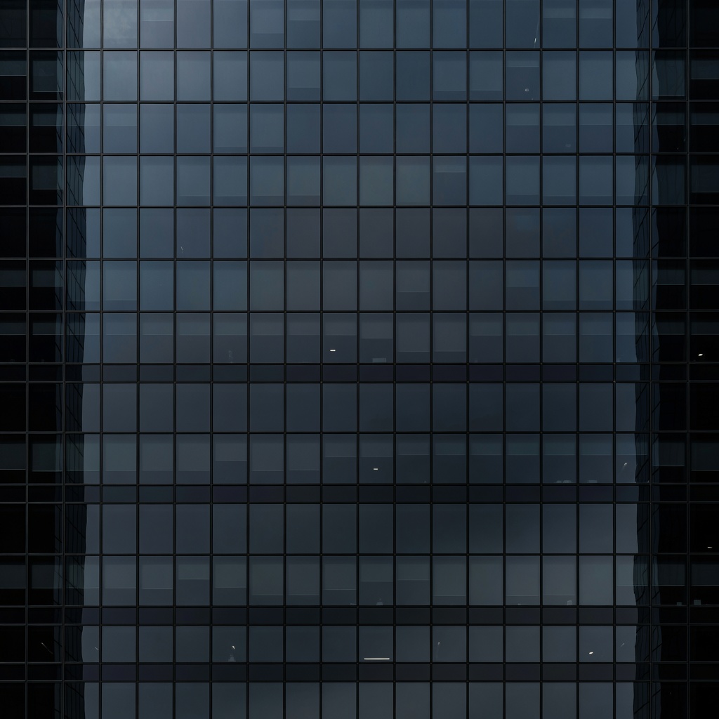 Dark Glass Tower Facade