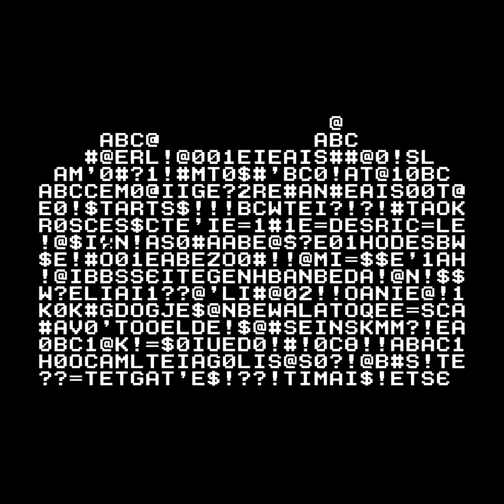 Text-Glyph Platform Tile