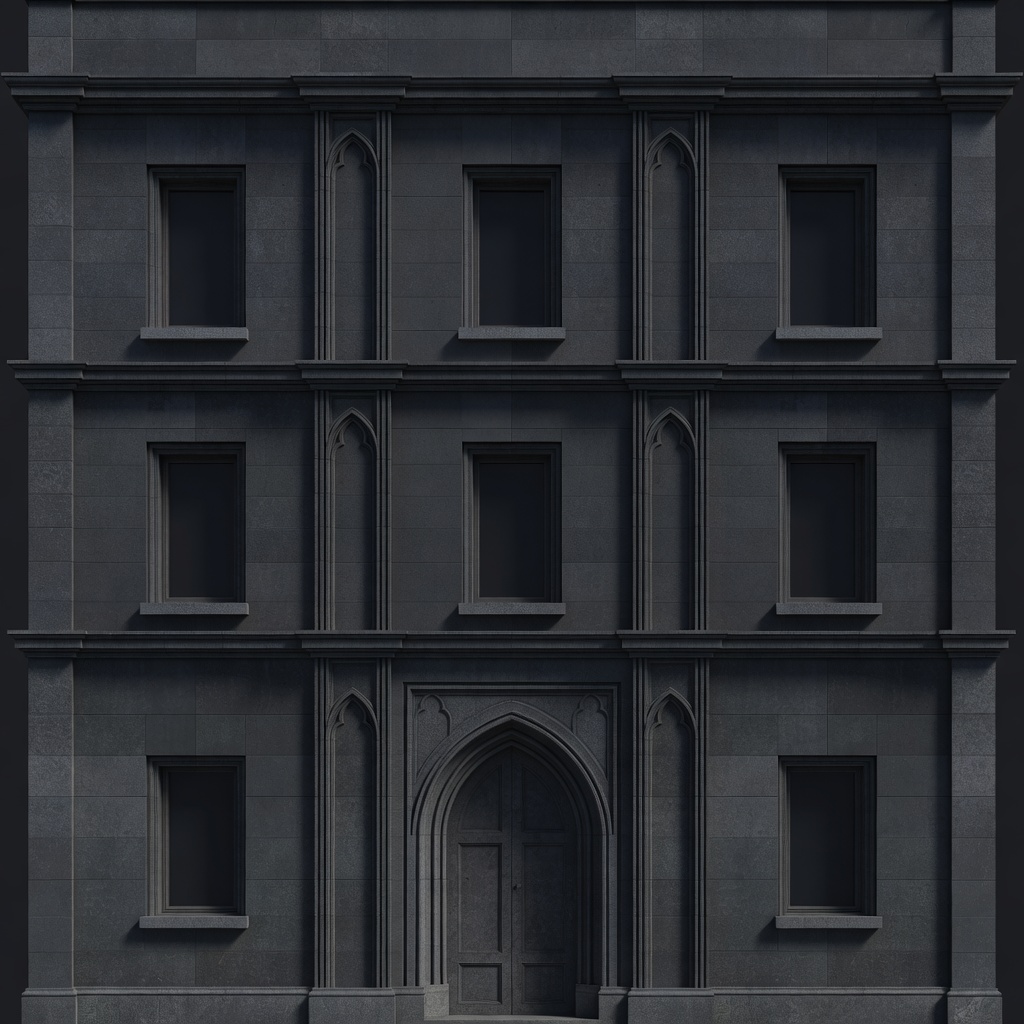 Realistic Building Facade with Door (2 / 2)