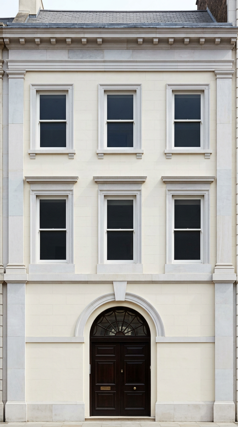 Bright Building Facade Door Windows (2 / 2)