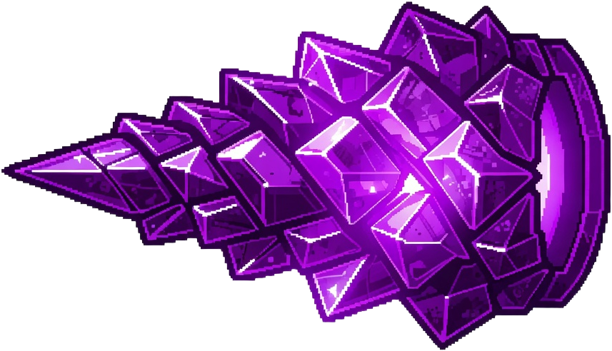 Purple Crystal Projectile