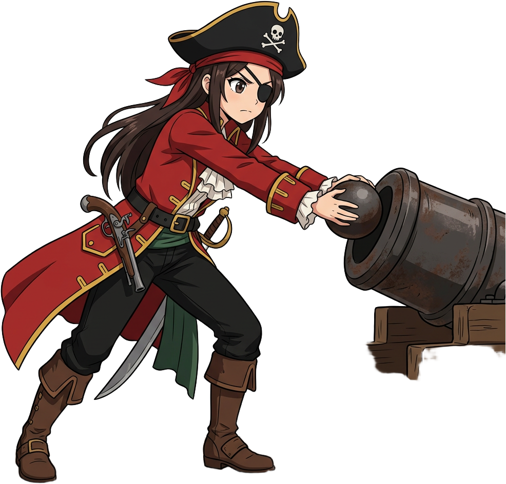 Pirate Girl Load (S key)