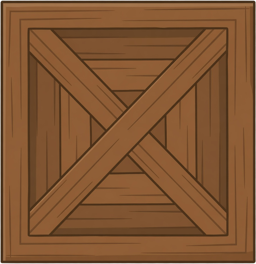 Top-Down Crate Prop