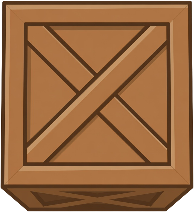 Wooden Crate Prop