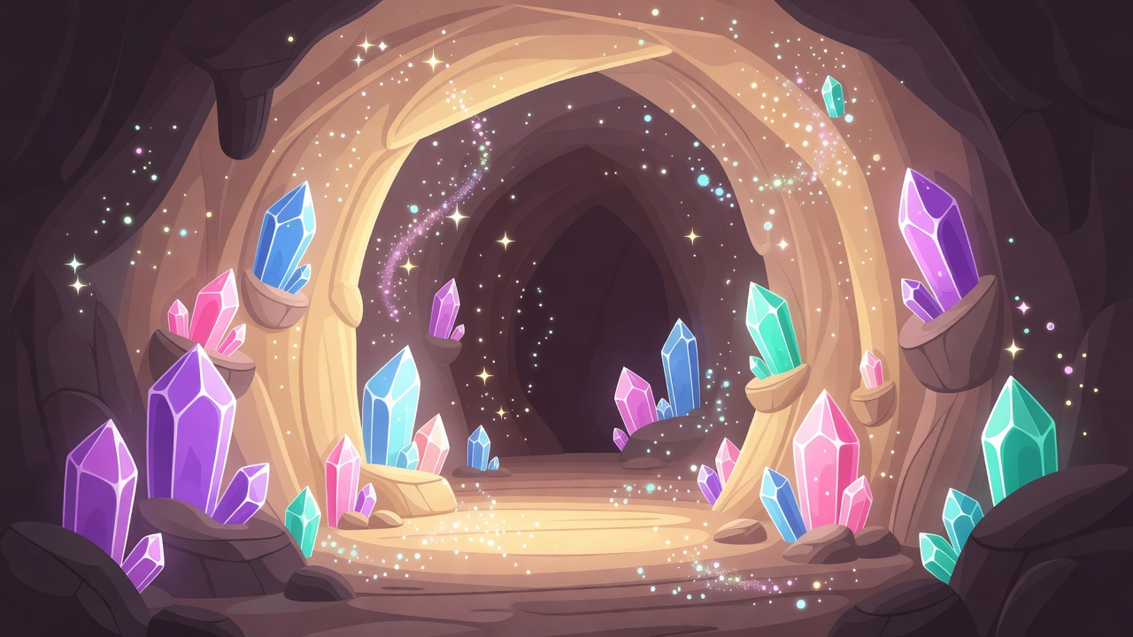 Crystal Cavern Background