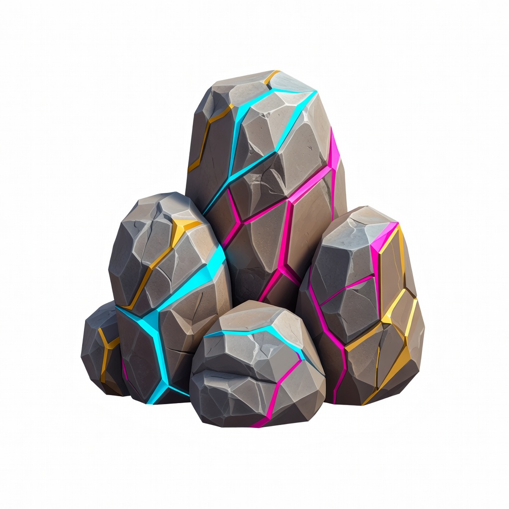 Ore Node Rock Cluster