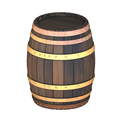 Powder Barrel - Steampunk Prop
