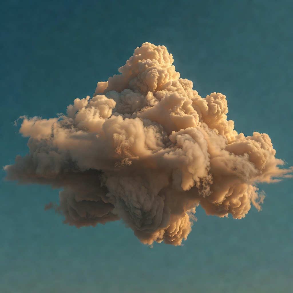 Cumulus Cloud Bank - 3D Concept Source