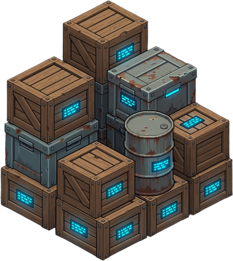 Pixel Prop - Crates and Supplies