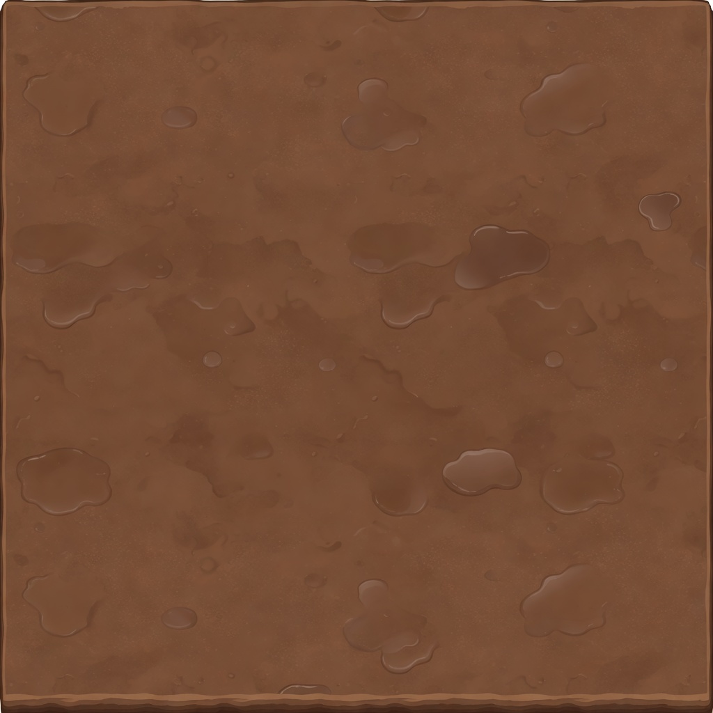 Damp Mud Floor Tile Texture (2 / 4)