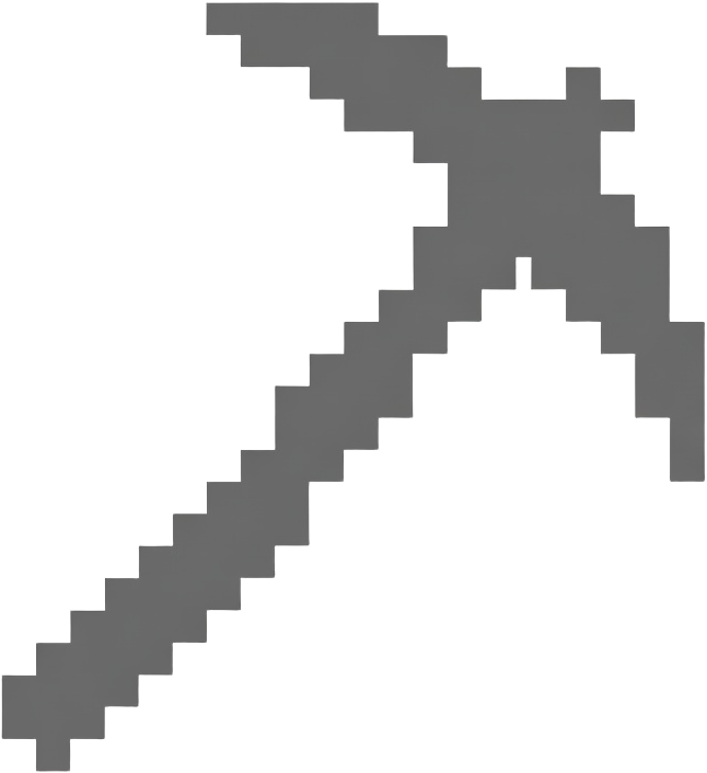 Gray Pickaxe Cursor