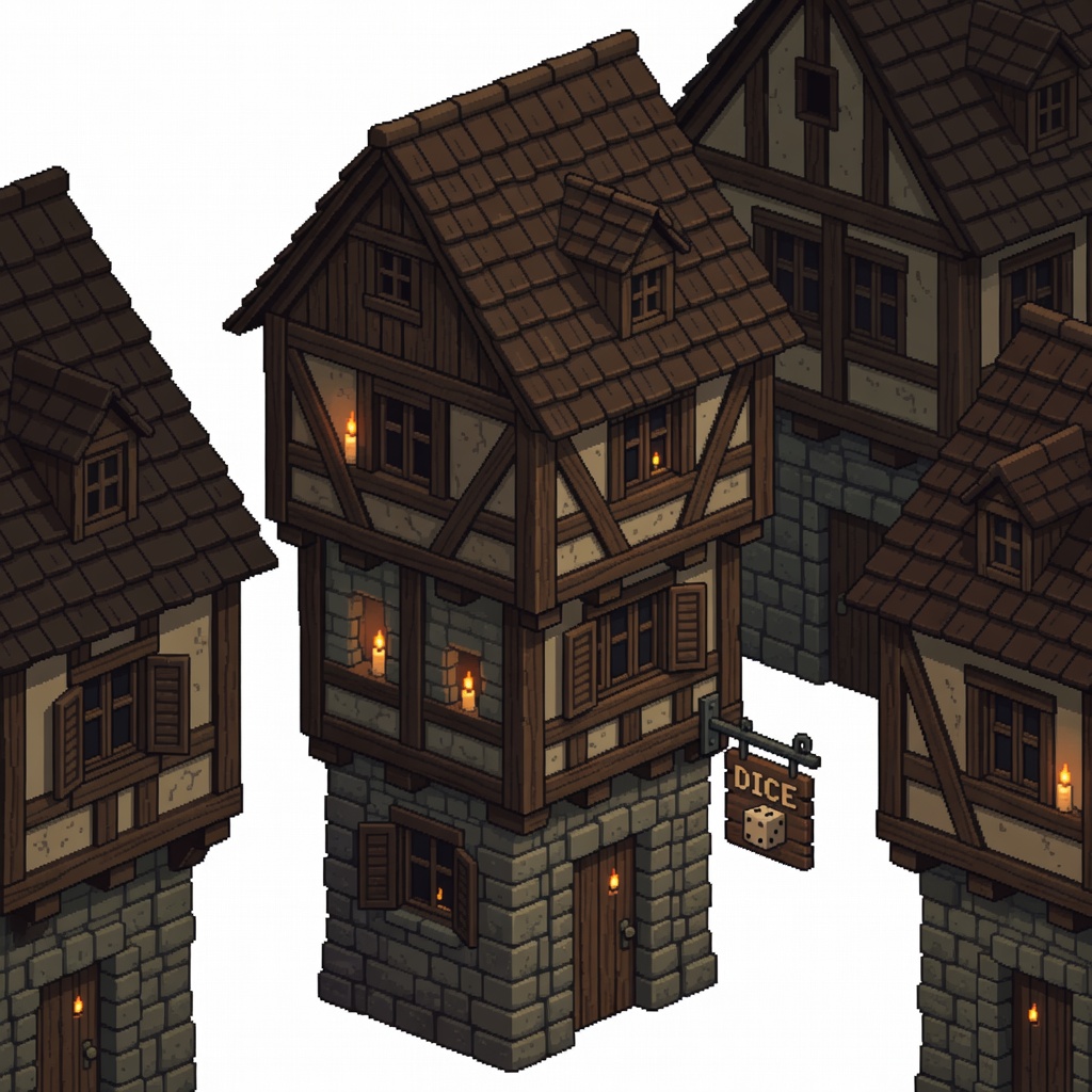 Bohemian Dice Den v2 - Narrow Proportions (2 / 4)
