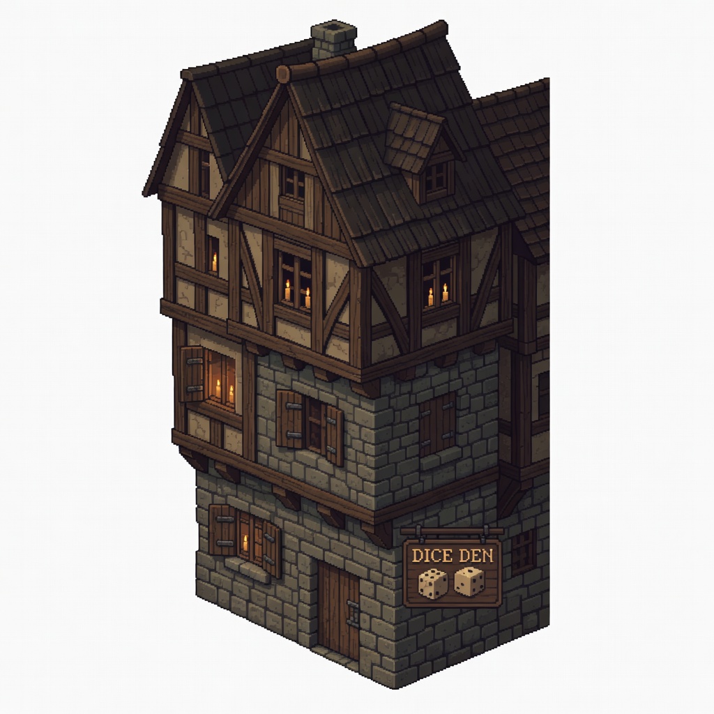 Bohemian Dice Den v2 - Narrow Proportions (4 / 4)