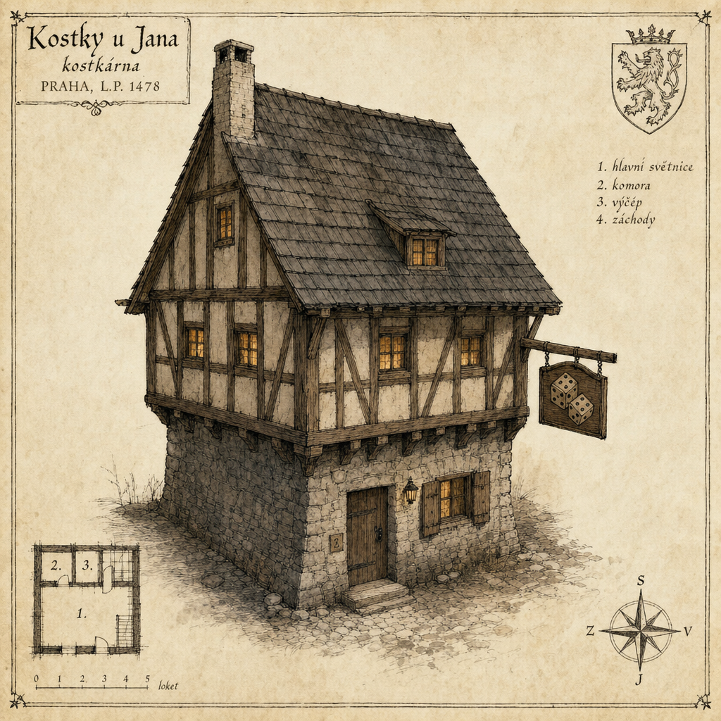 Dice Den - Hand-Drawn Cartography (1 / 4)