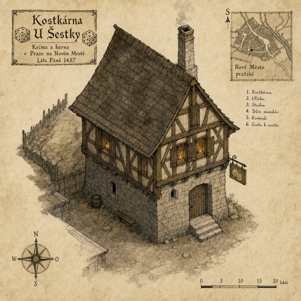 Dice Den - Hand-Drawn Cartography (3 / 4)
