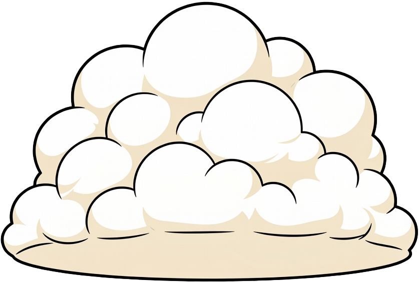 Cloud 3 - Puffy Cluster