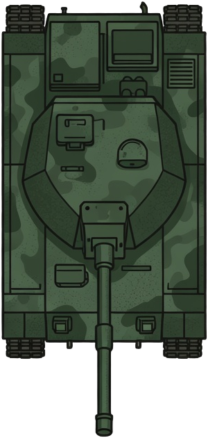 Tank Top-Down Sprite