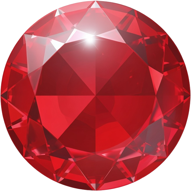 Red Circle Gem