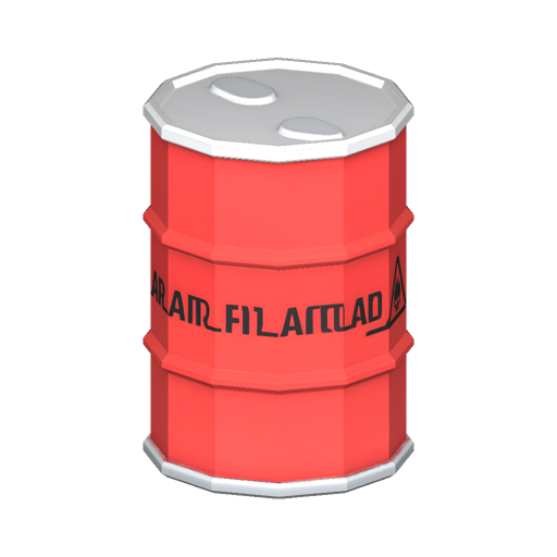 Red Hazard Barrel