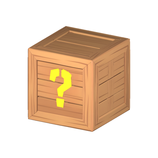 Wooden Question Crate