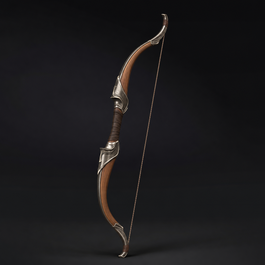 3D Wooden Bow (2)