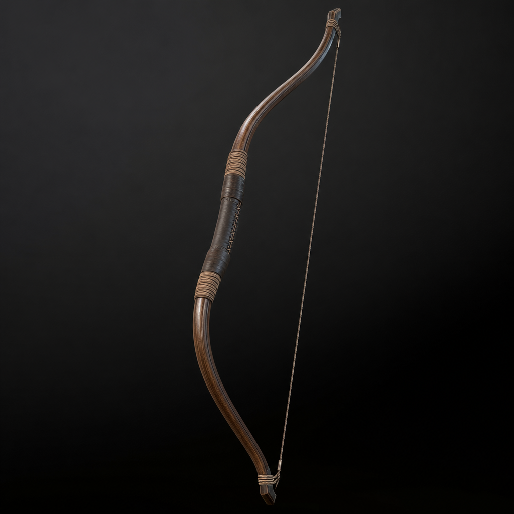 3D Wooden Bow (3)