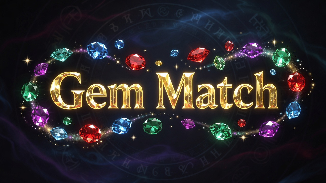 Gem Match Title Banner