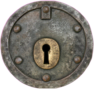 Ornate Keyhole Plate