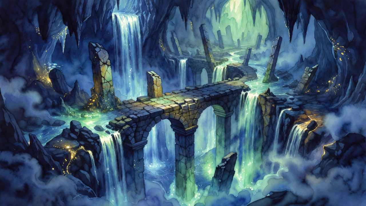 Underground City Watercolor BG 2
