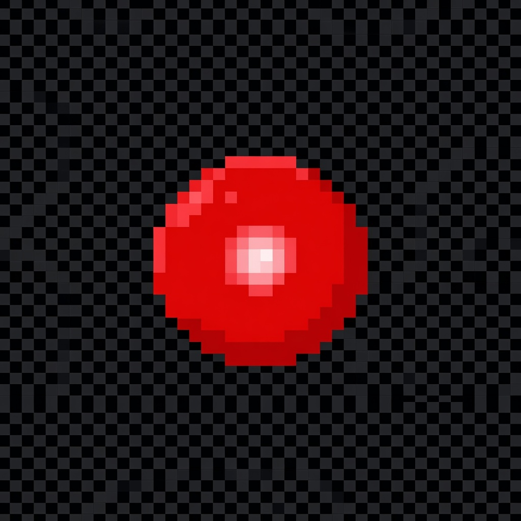 Red Bullet Projectile