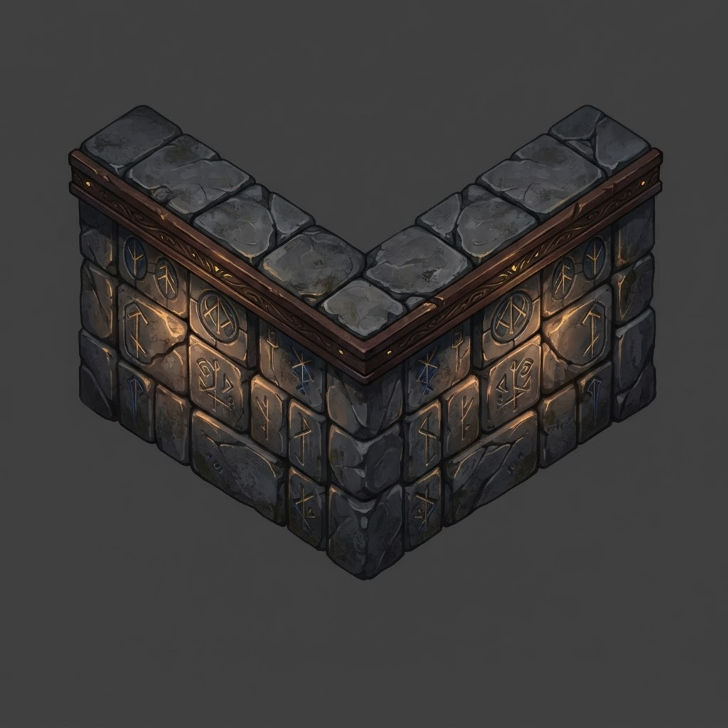 Stone Wall Section (1 / 2)