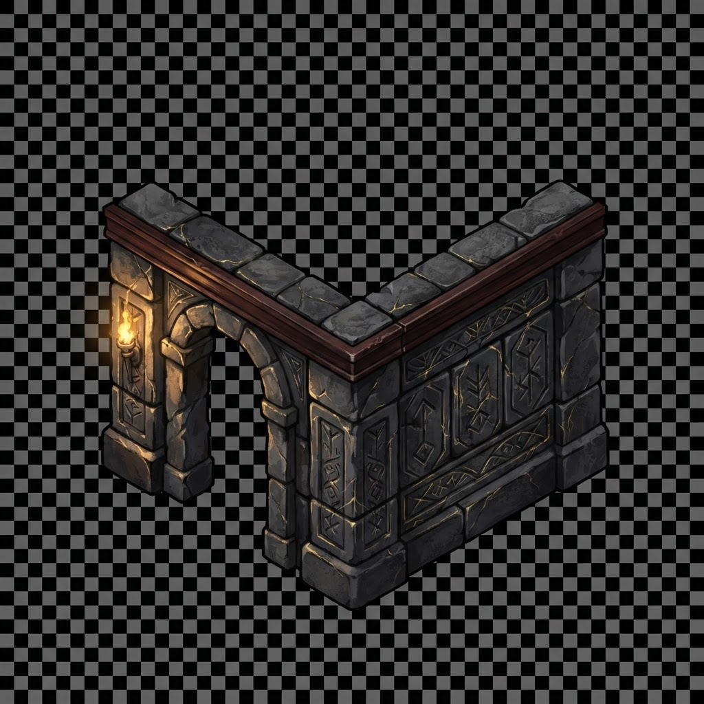 Stone Wall Section (2 / 2)