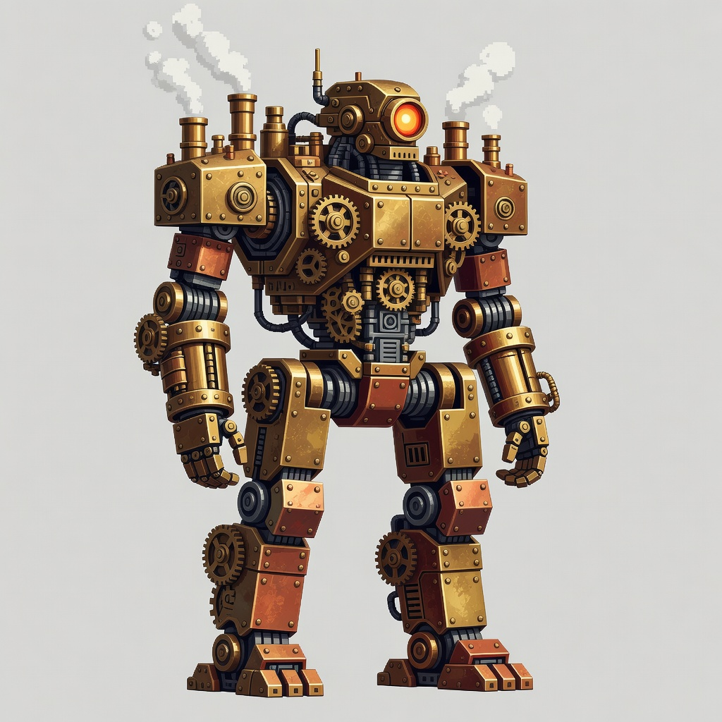 Steampunk Mech Player Sprite (2 / 4)