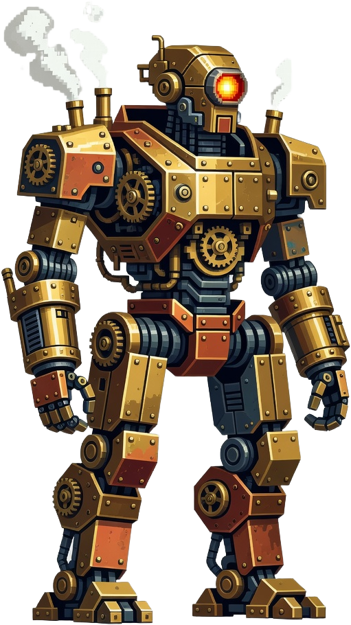 Steampunk Mech Player Sprite (1 / 4)