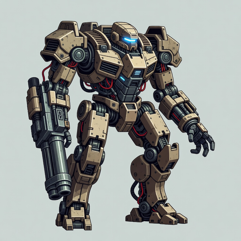 Combat Mech Player Sprite (2 / 4)
