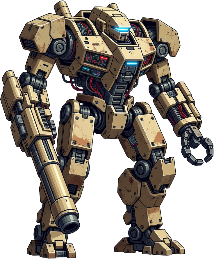 Combat Mech Player Sprite (1 / 4)