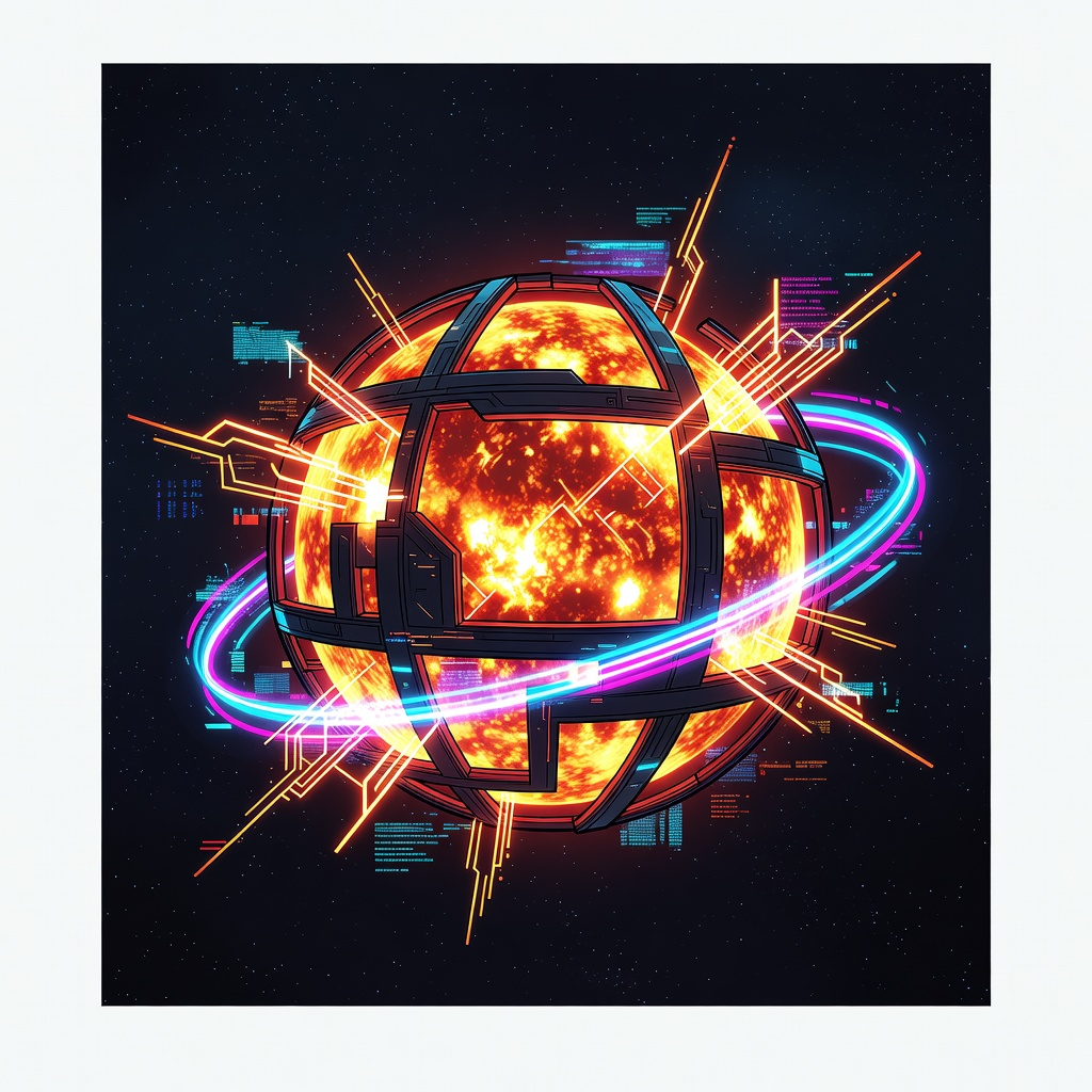 Cyberpunk Sun