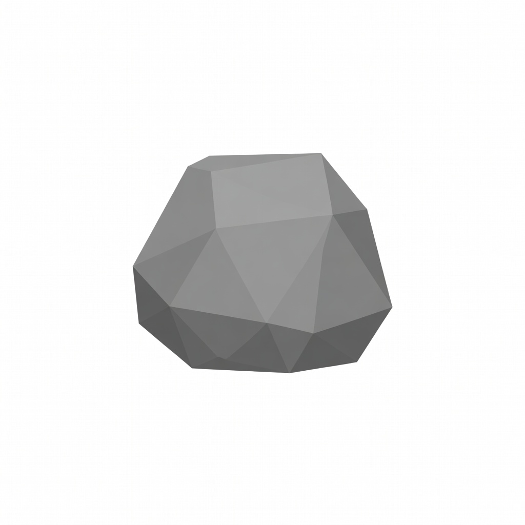 Low-Poly Rock Concept