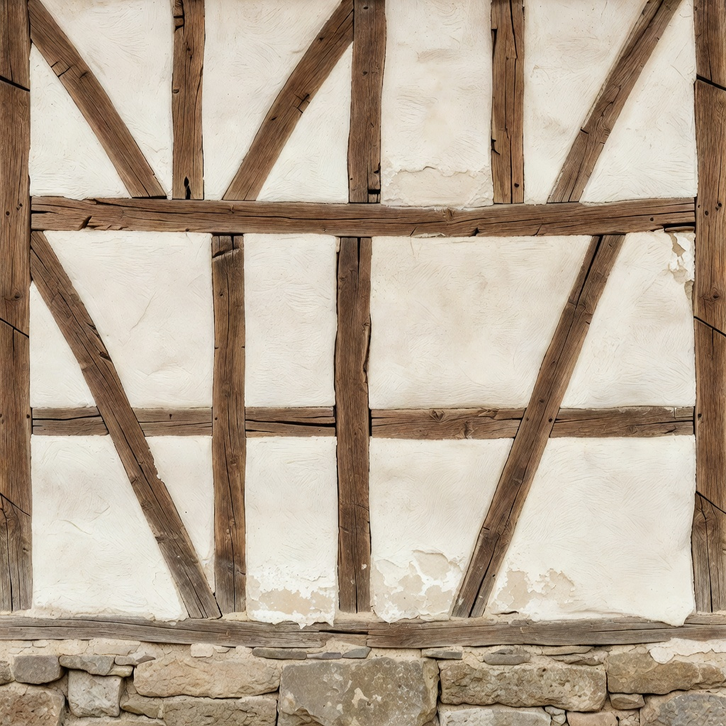 Medieval Half-Timbered Wall Texture v2