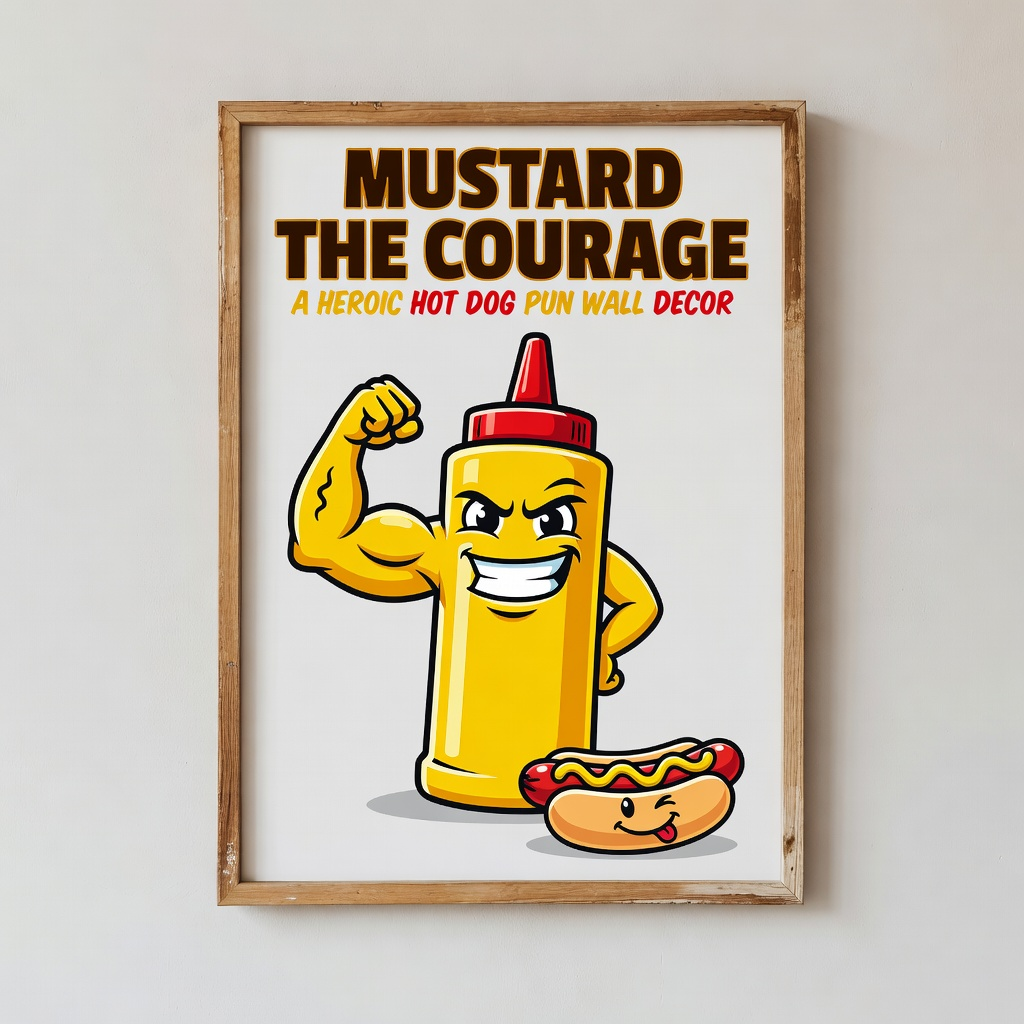 Mustard the Courage Poster