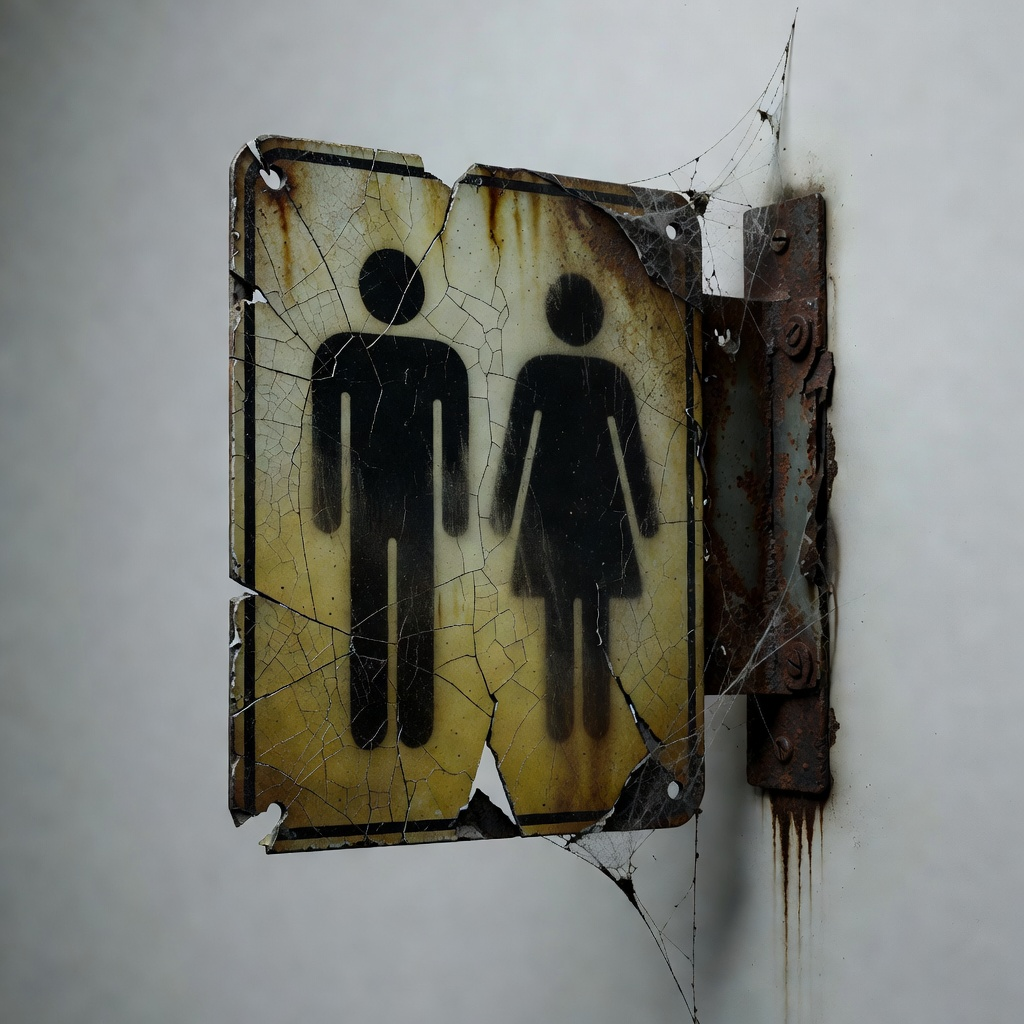 Haunted Toilet Sign