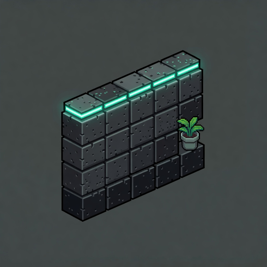 Sci-Fi Lab Wall Section