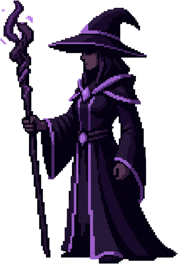 Hero Mage - Idle Side View