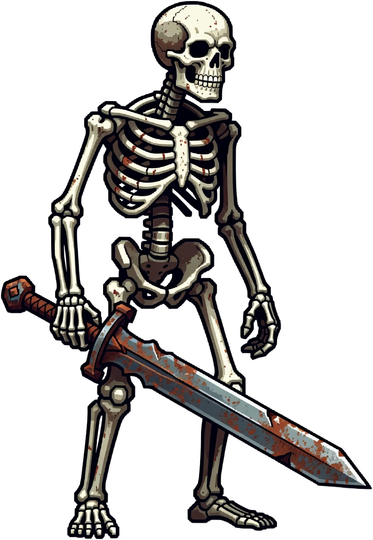 Enemy Skeleton - Idle Side View